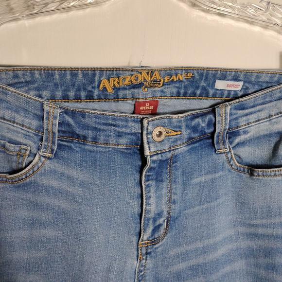 Women Arizona Jeans Co Blue Jeans Size 13 - Picture 4 of 15